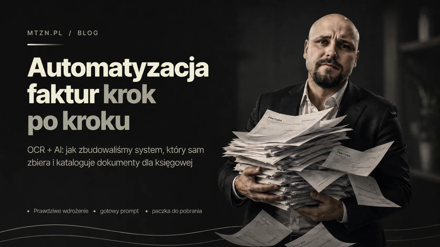 Automatyzacja faktur OCR plus AI - system zbudowany na Claude Code
