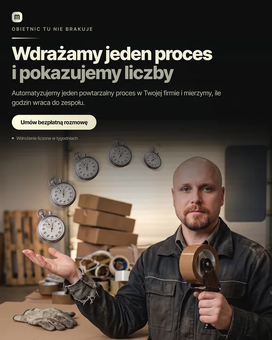 Gotowa kreacja: surowy kadr z nałożoną warstwą tekstu. Kliknij, aby złożyć warstwy i powiększyć