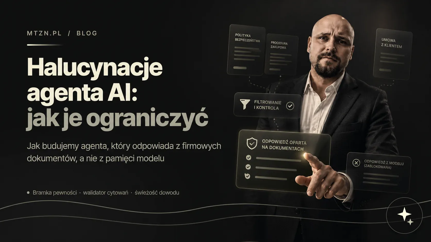 Agent AI sprawdza firmowe dokumenty przed odpowiedzią