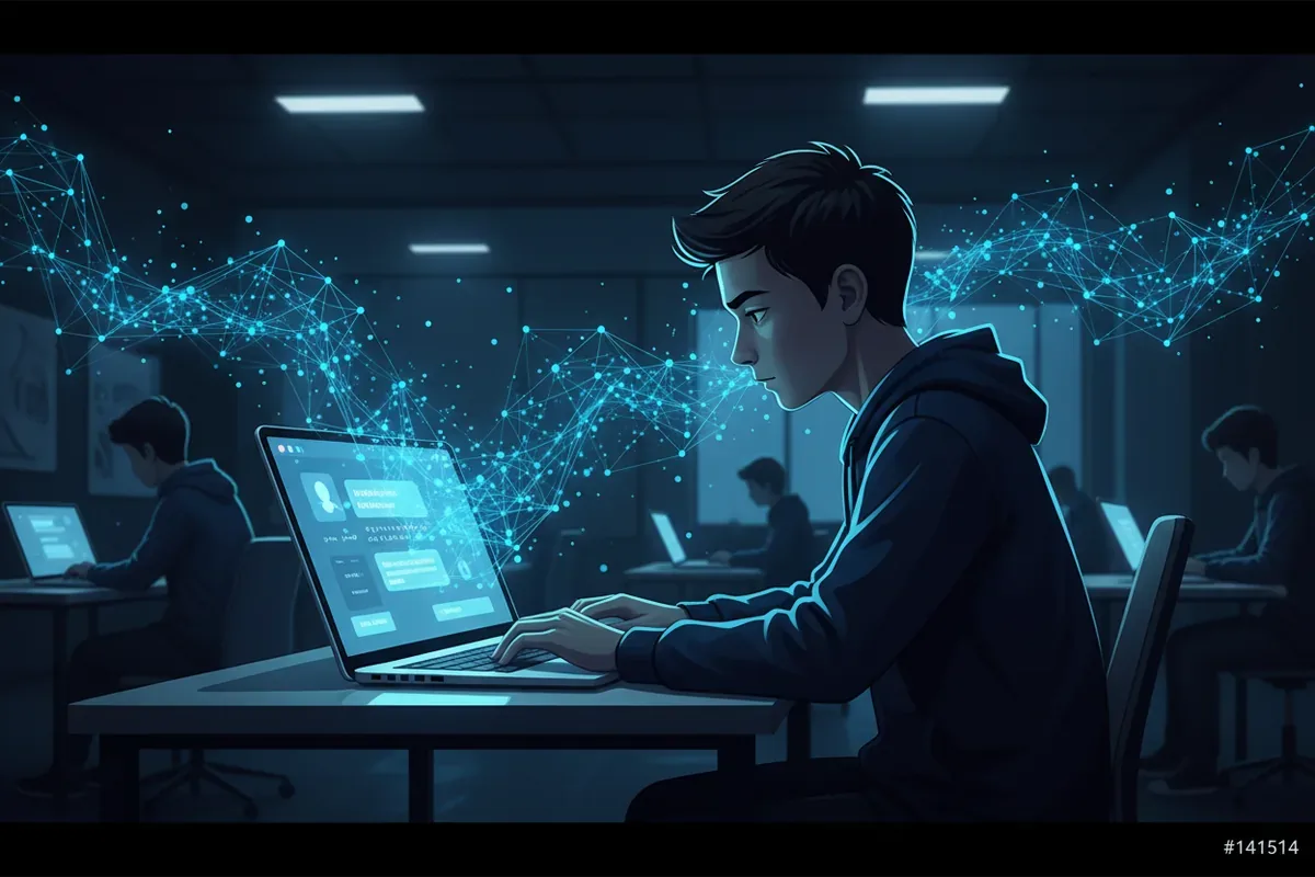 Korepetytor AI na szkolnym laptopie. Jak indeks wektorowy usuwa opóźnienie, które zniechęca uczniów