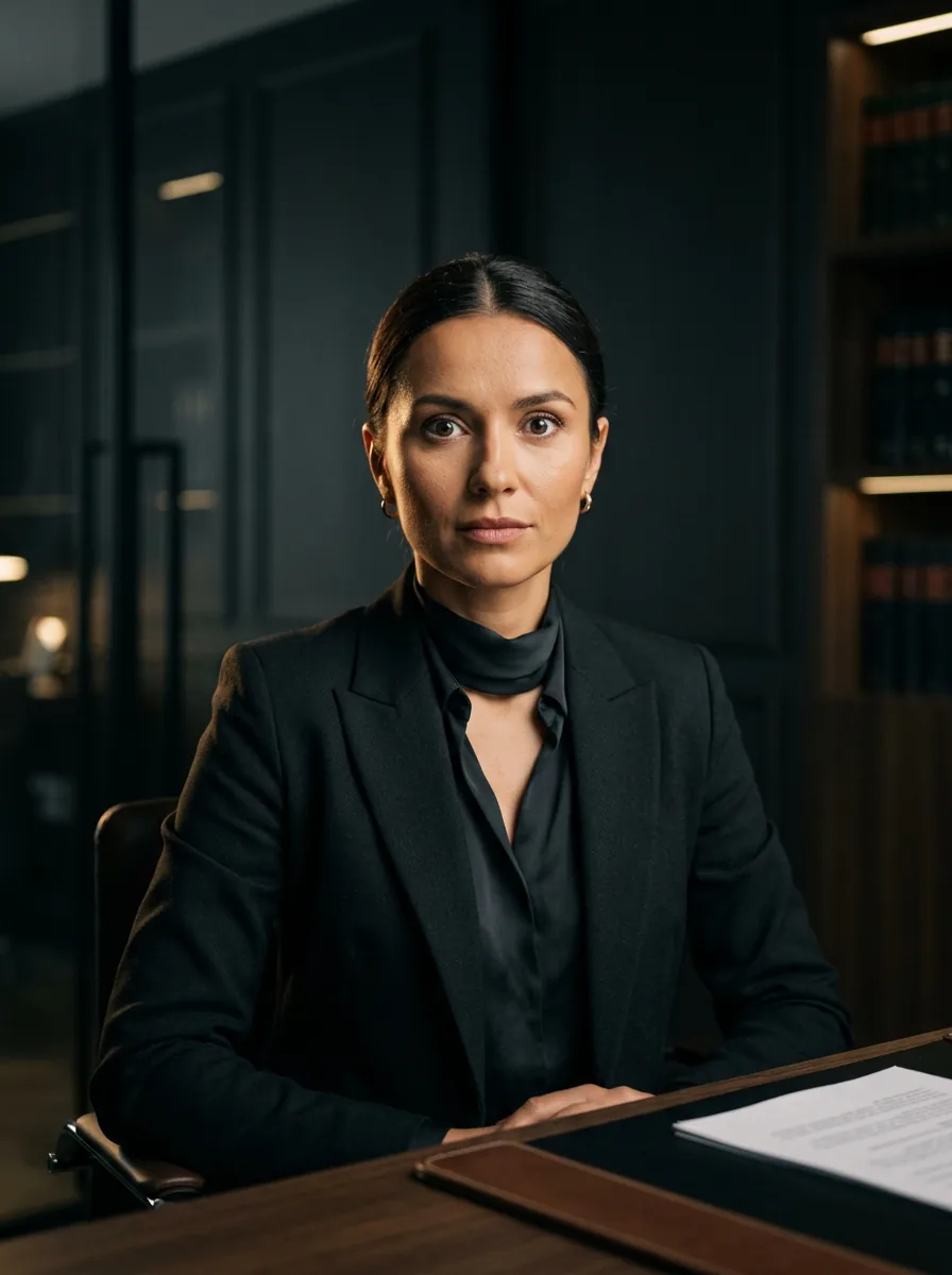 Prawniczka procesowa przy biurku