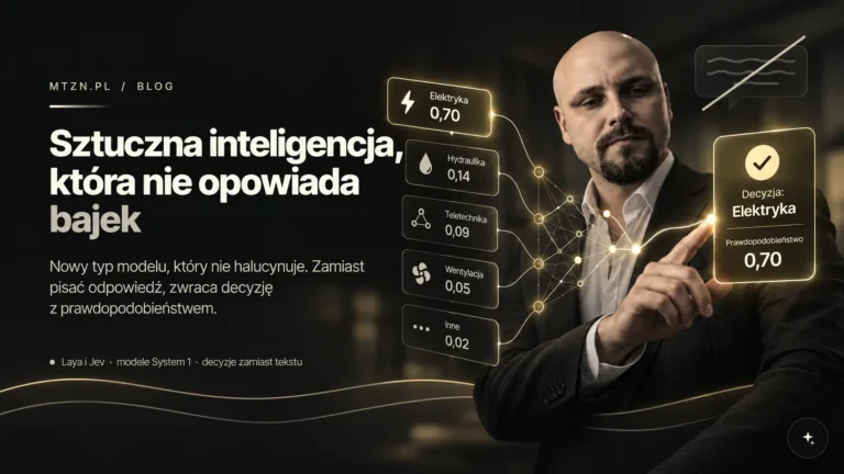 Sztuczna inteligencja, która nie opowiada bajek. Nowy typ modelu, który nie halucynuje