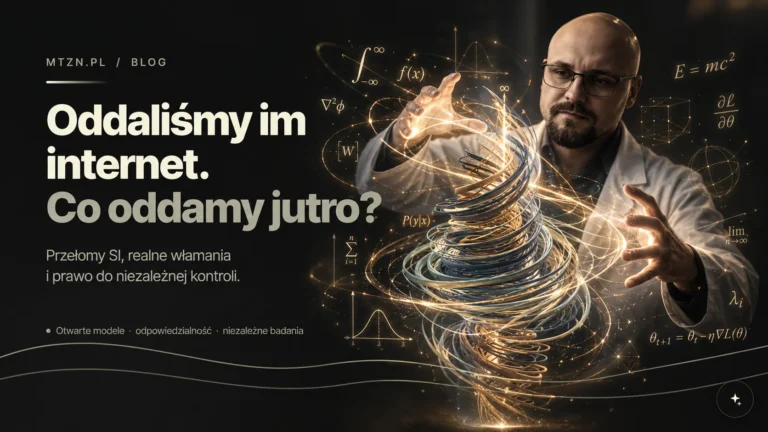 Oddaliśmy korporacjom internet. Co oddamy im jutro?