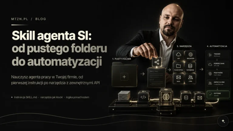 Jak zbudować skill dla agenta SI. Instruktaż od pustego folderu do pełnej automatyzacji