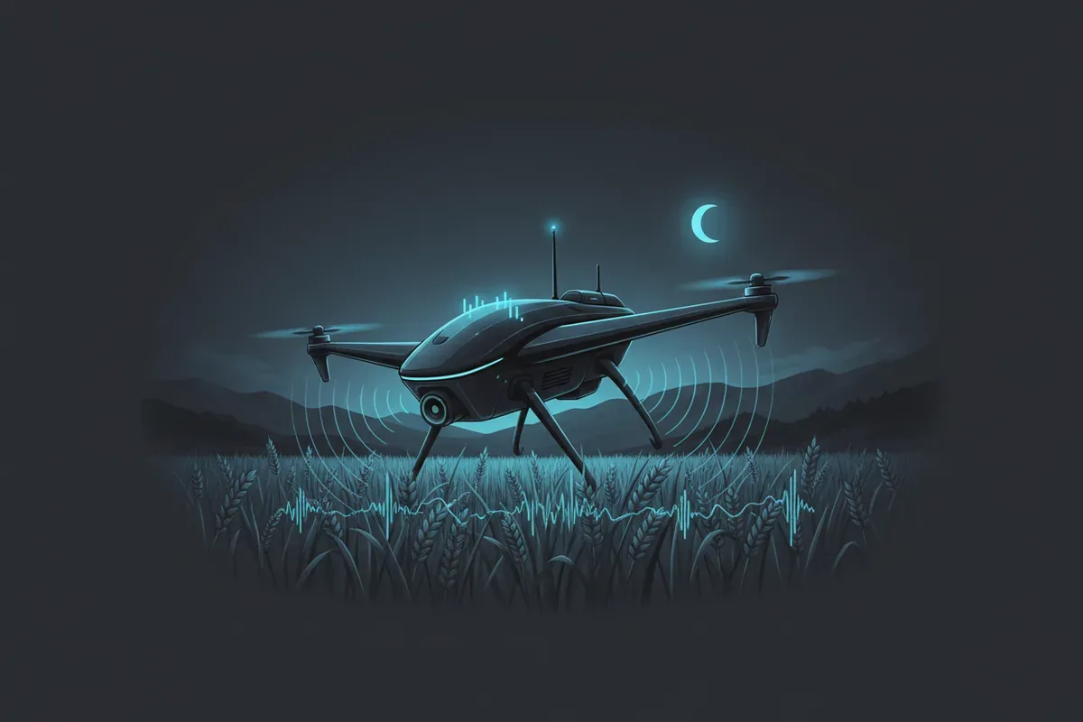 Dron, który słyszy szkodniki: radiowe sieci neuronowe w rolnictwie precyzyjnym
