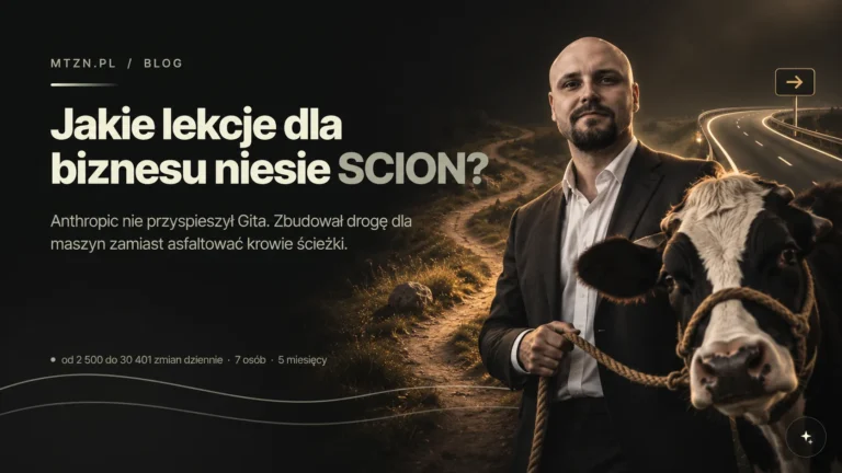 Jakie lekcje dla biznesu niesie SCION od Anthropic?